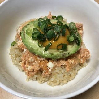 ダイエットご飯！ツナキムアボカ丼